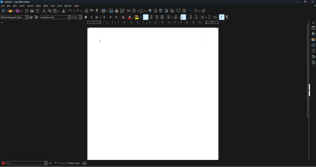Picture of Libre Office Write